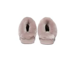 Australian Shepherd UGG Slippers Australia Premium Sheepskin Women Muffin Slipper Special - Brown