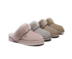 Australian Shepherd UGG Slippers Australia Premium Sheepskin Women Muffin Slipper Special - Goat Grey