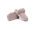 Australian Shepherd UGG Slippers Australia Premium Sheepskin Women Muffin Slipper Special - Goat Grey