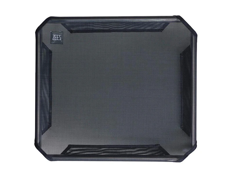Zeez Platinum Elevated Dog Bed Replacement Cover Black Small