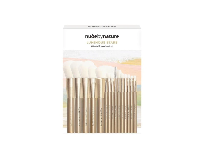 Nude by Nature Luminous Stars Ultimate 15 Piece Brush Set