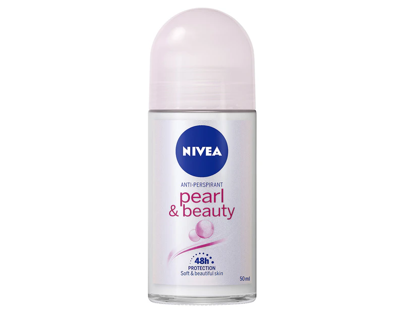 Nivea Pearl & Beauty Antiperspirant Roll-On Deodorant 50mL