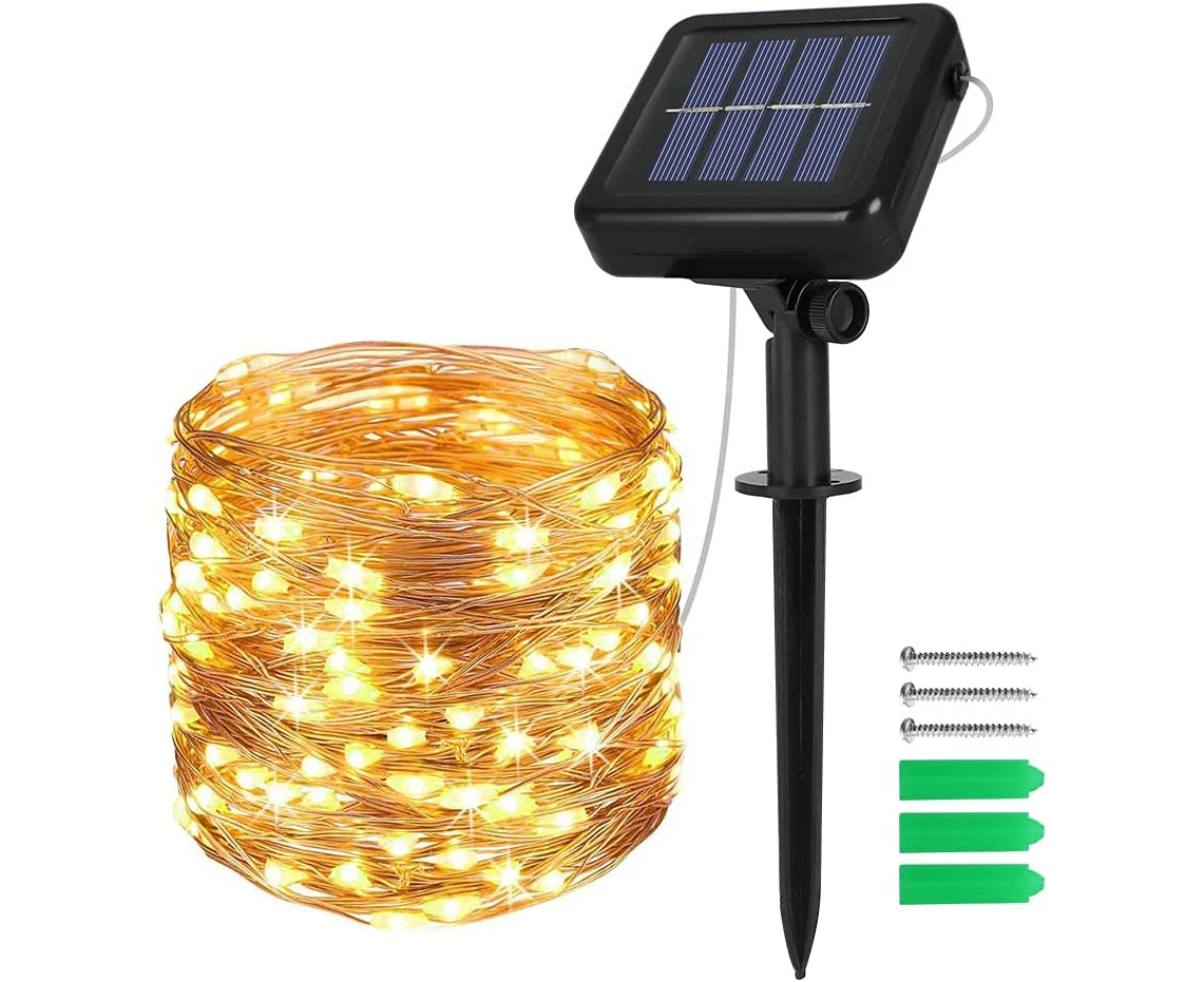 LED Solar Fairy Lights String Lights Christmas Party Decoration -12M 100LED