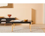 Groove Furniture Rectangular Coffee Table Scandinavian Natural Base