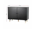 Groove Furniture Buffet Sideboard Storage Cabinet Scandinavian Natural Base