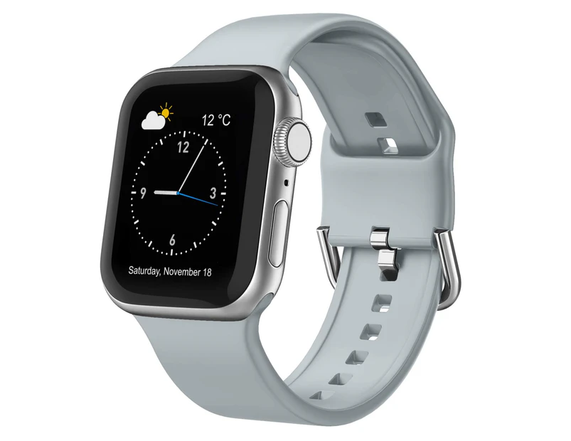 Compatible With Apple Watch Iwatch Series Se 6 5 4 3 2 1 Straps ,Wristband Replacement Straps,42/44 mm,Light gray
