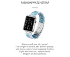 Compatible with Apple Watch Strap 38-40mm Series 5/4/3/2/1, Slim Resin Wrist Band Replacement Watch Band Accessory- sky blue