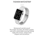 Compatible with Apple Watch Strap 38-40mm Series 5/4/3/2/1, Slim Resin Wrist Band Replacement Watch Band Accessory- Pearl White