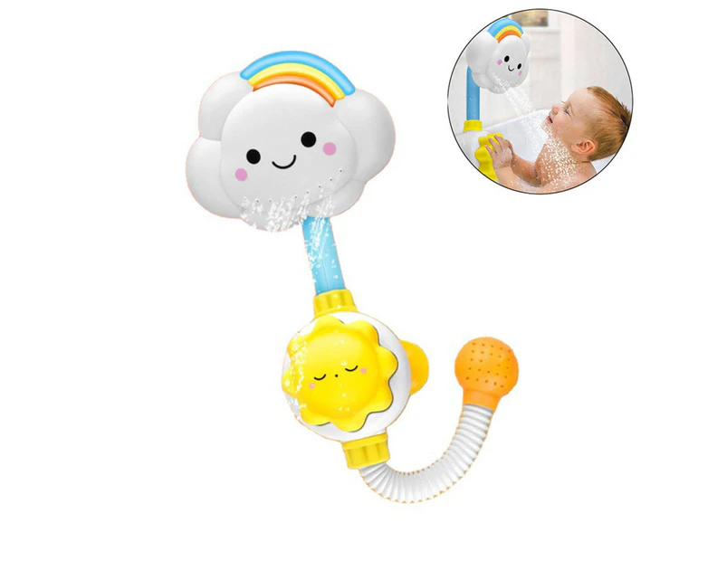 Winmax Shower Bath Toy Rainbow Cloud Sprinkler for Toddles