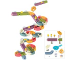 Winmax 66 Pcs Bath Toys Set for Kids Ages 3-6 DIY Detachable Water Balls Duck Tracks Toys