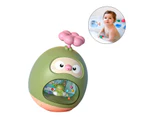 Winmax Bathtime Fountain Fun Toys for Kids Ages 1-6 Amphibious Tumbler Water Toy-Green