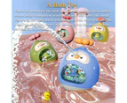 Winmax Bathtime Fountain Fun Toys for Kids Ages 1-6 Amphibious Tumbler Water Toy-Pink