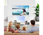 TV Cabinet Entertainment Unit 160cm RGB LED Stand Gloss Living Furniture Modern TV Unit White