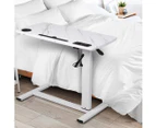 Levede Standing Desk Height Adjustable Sit Stand Over Bed Laptop Table Shelf USB