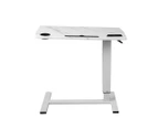 Levede Standing Desk Height Adjustable Sit Stand Over Bed Laptop Table Shelf USB