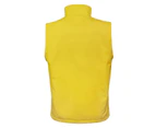 Result Mens Core Printable Softshell Bodywarmer (Yellow / Black) - RW3699