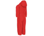 Trespass Kids Unisex Dripdrop Padded Waterproof Rain Suit (Signal Red) - TP1007
