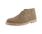 Roamers Adults Unisex Real Suede Unlined Desert Boots (Stone) - DF112