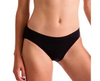 Silky Childrens Girls Dance Invisible High Cut Brief (Black) - LW445