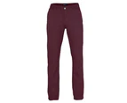 Asquith & Fox Mens Classic Casual Chinos/Trousers (Burgundy) - RW3473