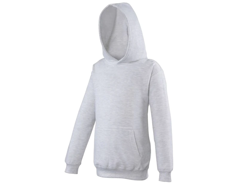 Awdis Kids Unisex Hooded Sweatshirt / Hoodie / Schoolwear (Ash) - RW169