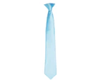 Premier Colours Mens Satin Clip Tie (Turquoise) - RW4407
