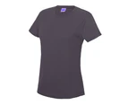 AWDis Just Cool Womens Sports Plain T-Shirt (Charcoal) - RW686