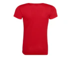 AWDis Just Cool Womens Sports Plain T-Shirt (Fire Red) - RW686
