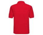 Russell Mens Classic Short Sleeve Polycotton Polo Shirt (Bright Red) - BC566
