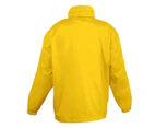SOLS Kids Unisex Surf Windbreaker Jacket (Water Resistant And Windproof) (Gold) - PC365