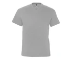SOLS Mens Victory V Neck Short Sleeve T-Shirt (Grey Marl) - PC388