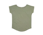 Mantis Womens Loose Fit Short Sleeve T-Shirt (Soft Olive) - BC2694