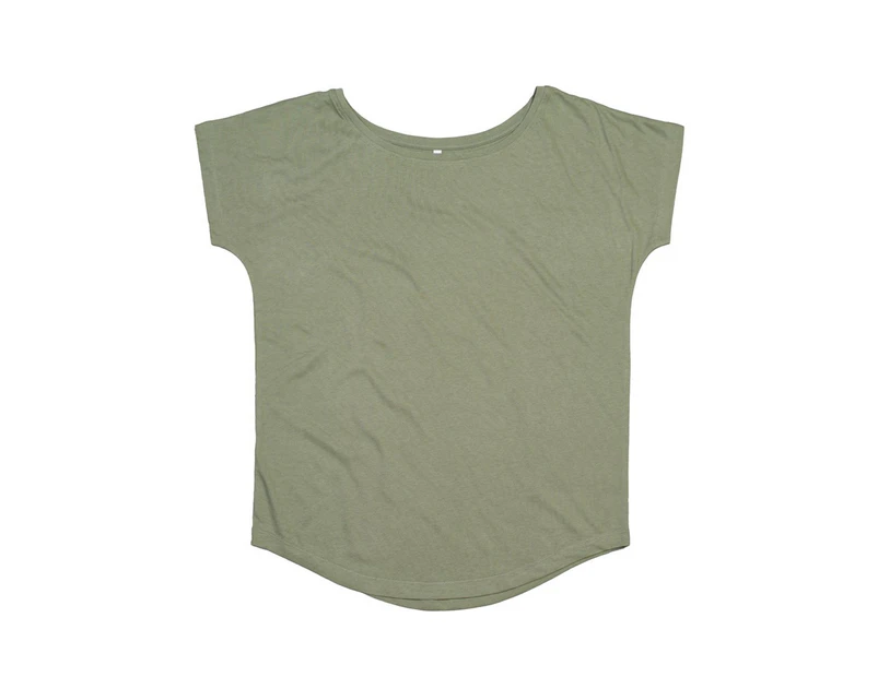 Mantis Womens Loose Fit Short Sleeve T-Shirt (Soft Olive) - BC2694