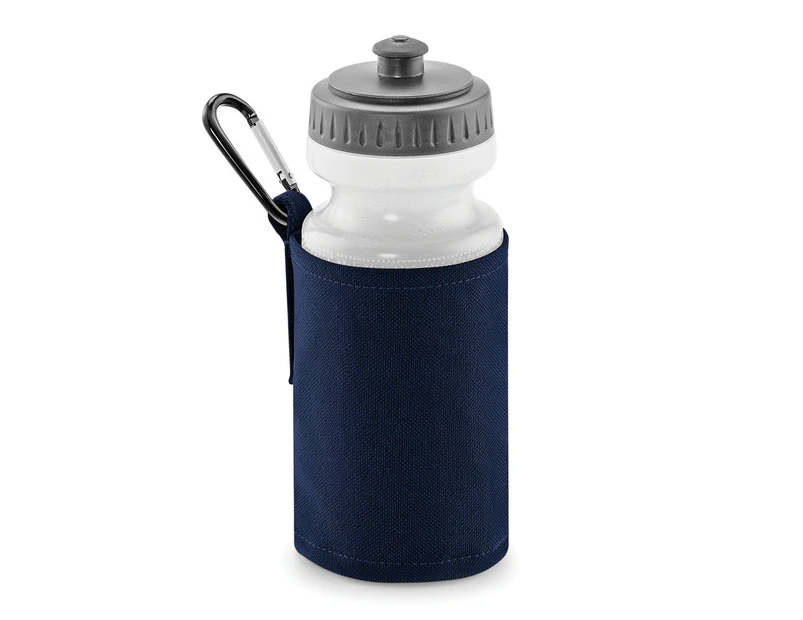 Quadra Water Bottle And Fabric Sleeve Holder (French Navy) - BC3781