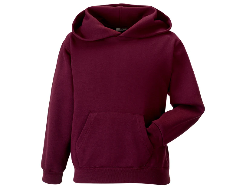 Jerzees Schoolgear Childrens Hooded Sweatshirt (Burgundy) - BC583