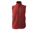 Russel Fleece Gilet Jacket / Bodywarmer (Classic Red) - BC576
