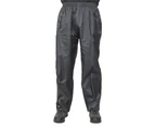 Trespass Adults Unisex Packa Packaway Waterproof Trousers (Black) - TP786