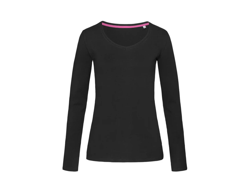 Stedman Womens Claire Long Sleeved Tee (Black Opal) - AB392