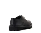 Base London Mens Wick Leather Derby Shoes (Black) - FS9400