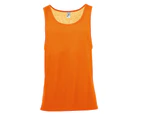 SOLS Unisex Jamaica Sleeveless Tank / Vest Top (Neon Orange) - PC2179