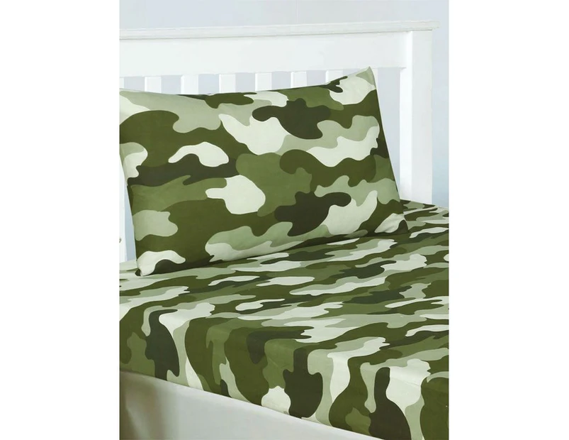 Bedding & Beyond Camouflage Duvet Cover Set (Green) - AG1697