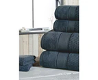 Rapport Royal Velvet Towel Bale Set (Pack of 6) (Denim) - AG724
