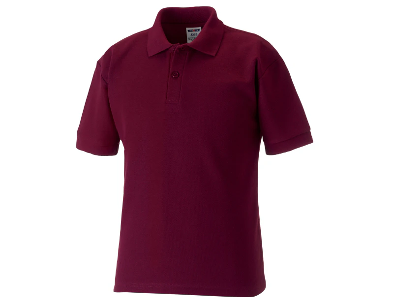 Jerzees Schoolgear Childrens 65/35 Pique Polo Shirt (Burgundy) - BC582