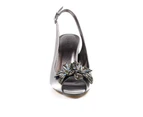Lunar Womens Ankara Satin Court Shoes (Dark Grey) - GS460