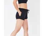AWDis Just Cool Womens Girlie Cool Jog Shorts (Jet Black) - RW6612