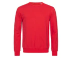 Stedman Mens Active Sweatshirt (Crimson Red) - AB322