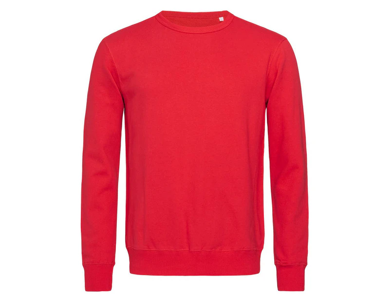 Stedman Mens Active Sweatshirt (Crimson Red) - AB322