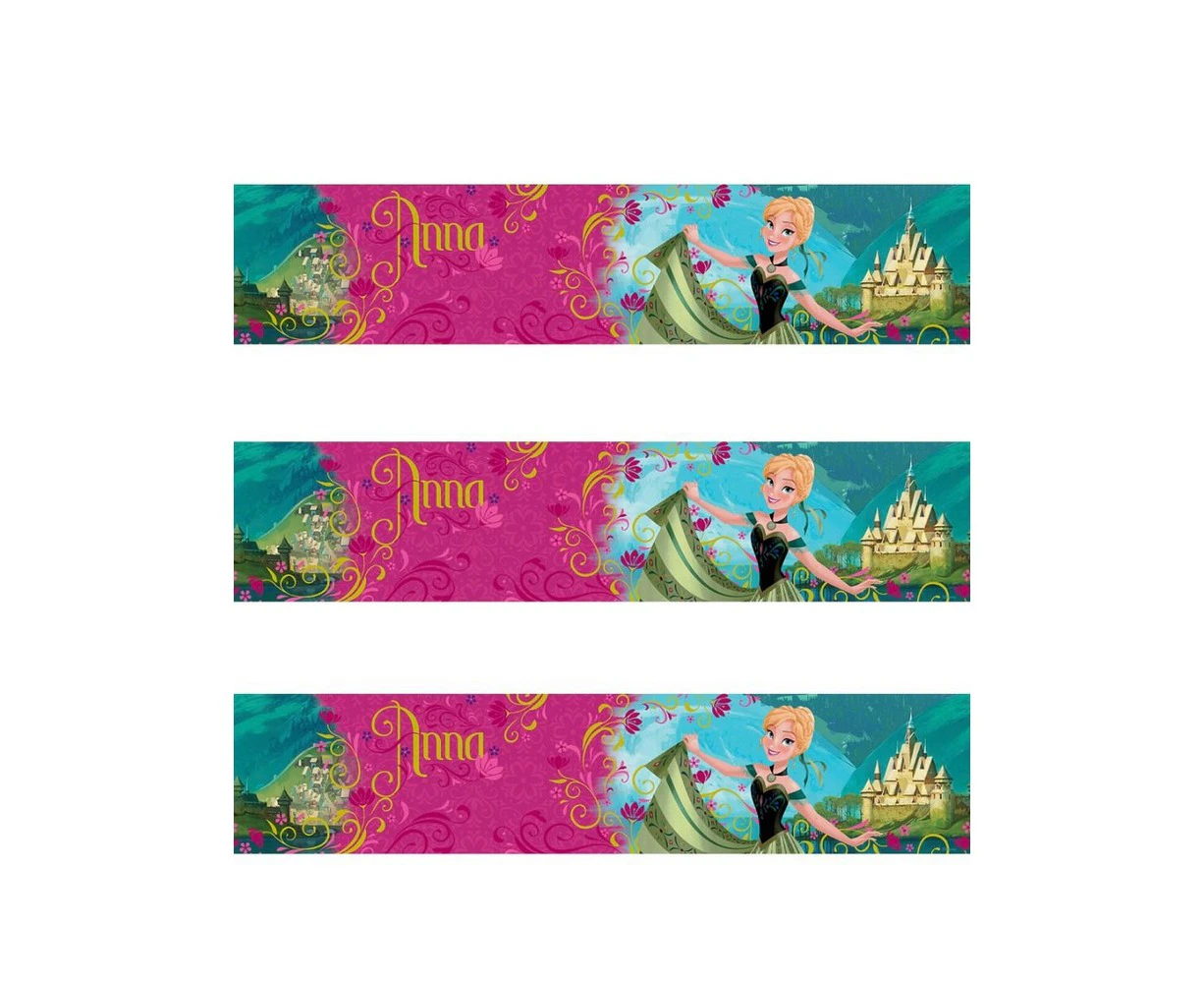 Frozen Anna Wallpaper Border (Pink/Blue/Green) - AG2164