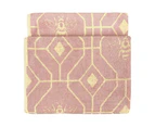 Furn Bee Deco Geometric Jacquard Bath Towel (Blush) - RV2751