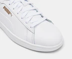 Puma Men's Smash 3.0 Sneakers - White/Gold
